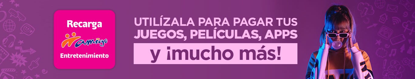 adquiere tu recarga entretenimiento y paga juegos apps y mucha diversion